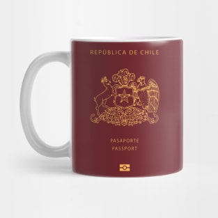 Chile passport Mug